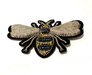 Bee sew on badge