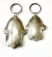 Load image into Gallery viewer, Large Moroccan handmade Hand of Fatima keyring