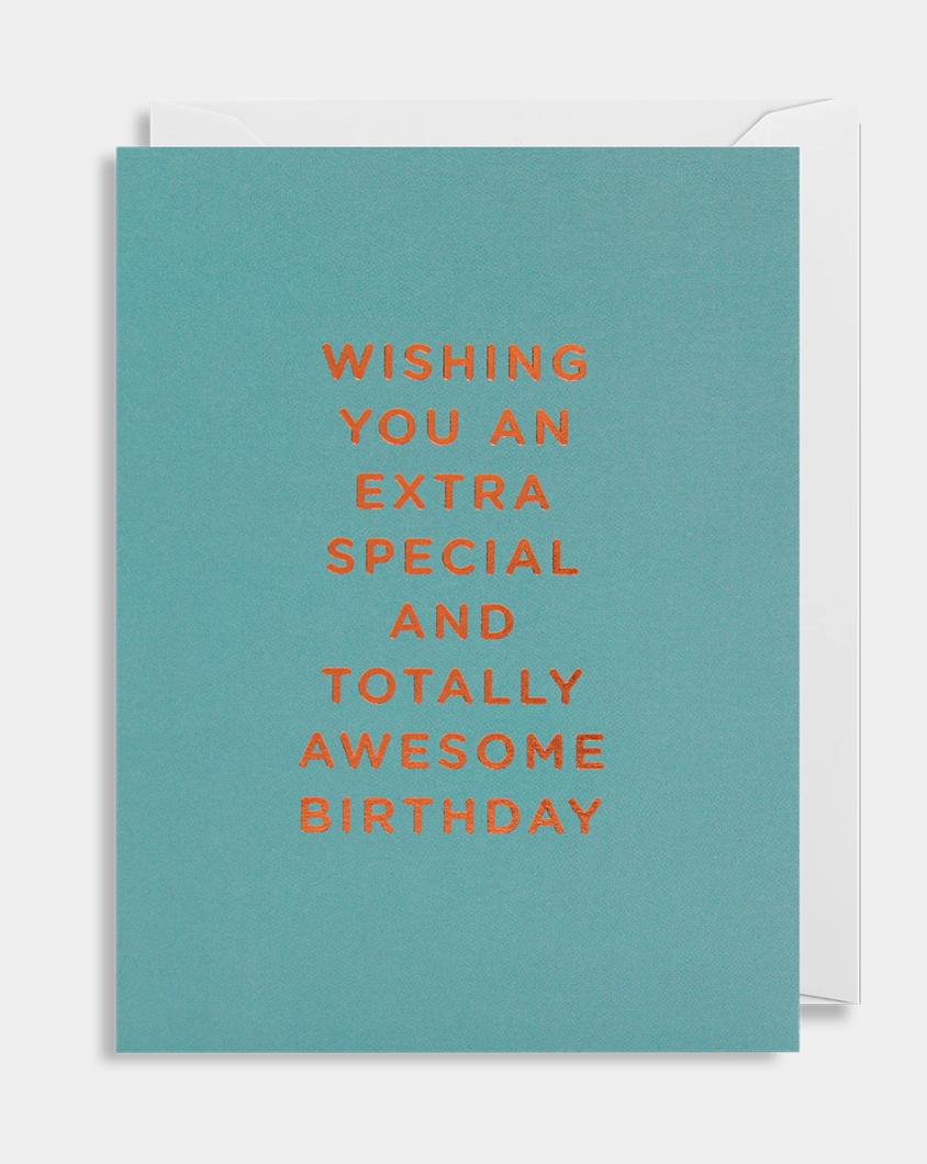 MINI CARD Extra special Birthday wishes