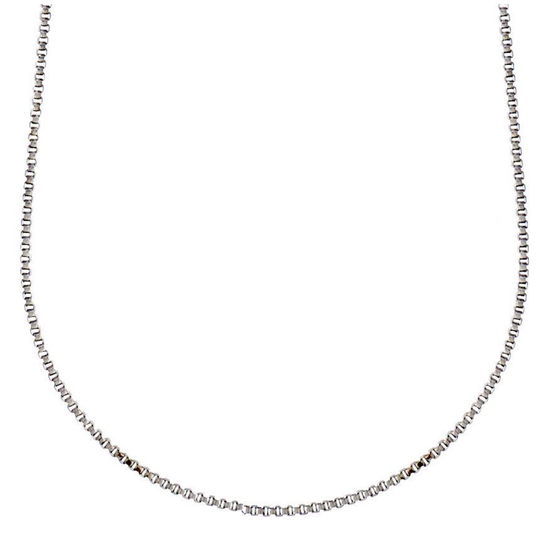 Necklace 60 cm : Nancy : Silver Plated