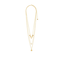 Load image into Gallery viewer, Carol Layered 3-in-1 Gold Plated Necklace