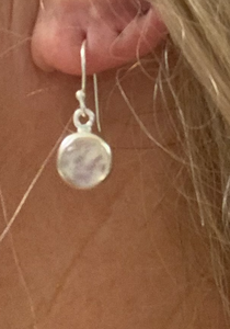 Moonstone Sterling Silver Drop Earrings