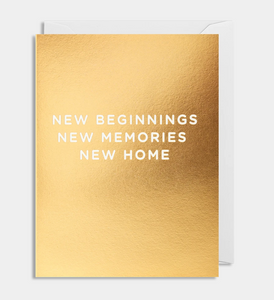 MINI CARD | New Beginnings New Memories New Home