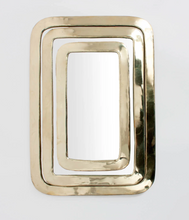 Load image into Gallery viewer, Moroccan  Rectangular Mirror With Rounded Corners | Brass