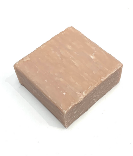 Soft pink square soap relaxing neroli and sweet orange with a hint of lavender