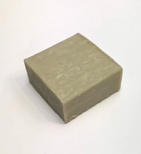 Load image into Gallery viewer, pale green square shaped soap with the scent of fig and olive