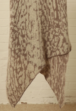 Load image into Gallery viewer, Animal Print Blanket Scarf | Taupe &amp; Beige