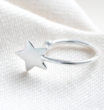 Load image into Gallery viewer, Sterling Silver Delicate Star Ear Cuff