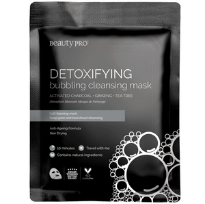 DETOXIFYING BUBBLING CLEANSING MASK WITH ACTIVATED CHARCOAL