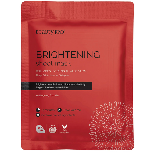 FACE BRIGHTENING MASK WITH COLLAGEN, VITAMIN C AND ALOE VERA