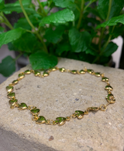 Load image into Gallery viewer, Shiny Gold Heart Anklet