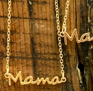 Mama Necklace | Gold & Silver