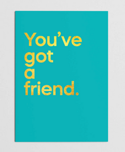 You've got a friend card that will sing the song!