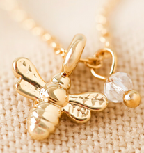 Load image into Gallery viewer, Bee Charm Gold Ankle Chain