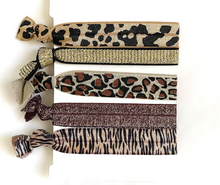 Load image into Gallery viewer, Animal Print Hair Tie Set | 4
