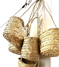 Load image into Gallery viewer, Small Palm Grass Hanging Basket