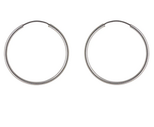Load image into Gallery viewer, SANNE medium hoop earrings | Gold and Silver