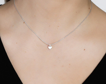 Load image into Gallery viewer, SOPHIA tiny heart pendant necklace | Gold and Silver