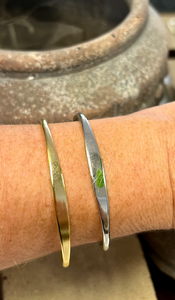 Simple Cuff in Gold and Silver