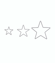 Load image into Gallery viewer, Set of 3 Decorative Steel Stars