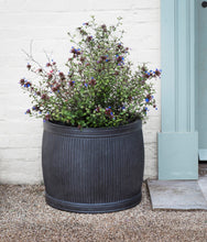 Load image into Gallery viewer, Large ribbed planter with inspiration from a dolly tub of the Victorian era