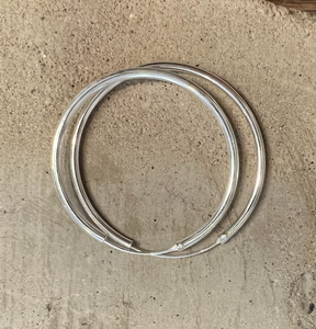 Sterling Silver Hoop Earrings | Various Sizes