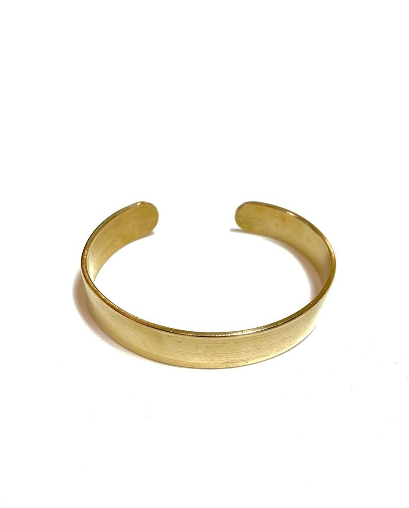 Brass cuff bracelet