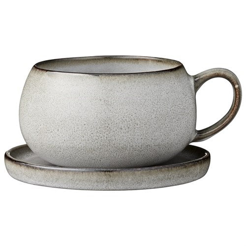 Amera cup and saucer | White Sand