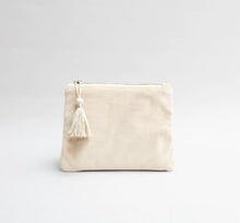Load image into Gallery viewer, Annie Purse | Oatmeal Velvet