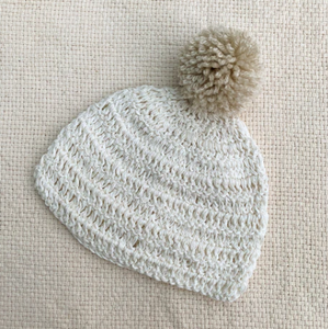 Organic Cotton Baby Bobble Hat