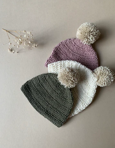 Organic Cotton Baby Bobble Hat