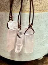 Load image into Gallery viewer, Crystal Pendants on Adjustable Cord