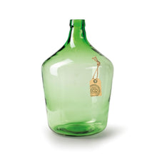 Load image into Gallery viewer, Green recycled eco bottle vase