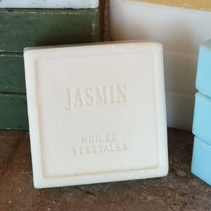 Jasmin scented artisanal soap from Marseille 