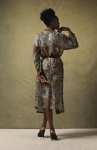 Load image into Gallery viewer, KEW Etched Floral Khaki Gown | One Hundred Stars