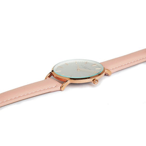 sleek style pink watch
