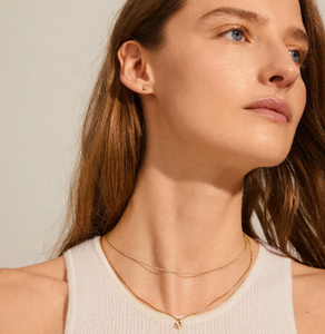 TULLY Recycled Giftset Necklace & Earstuds | Gold and Silver plated